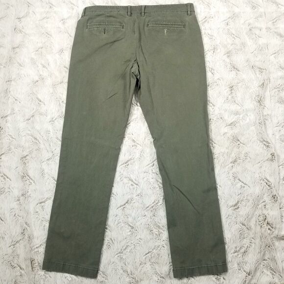 Goodfellow co Pants Chino Mens 38×32 Gray Flat front Straight - Picture 4 of 10